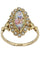 Bague BAGUE ÉMAIL ET PERLES NAPOLÉON III 58 Facettes 049501