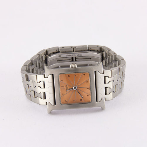 Montre HERMES - montre-bracelet métallique quartz 58 Facettes