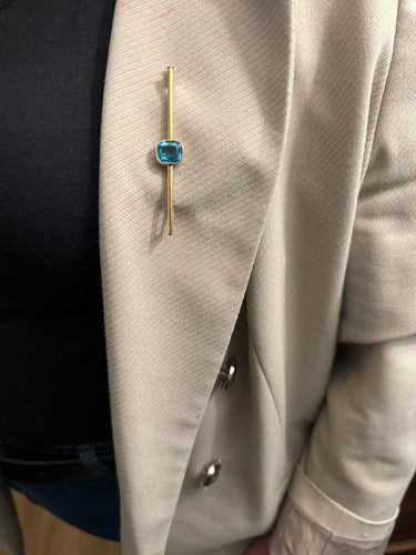 Broche Broche en or et pierre synthétique 58 Facettes