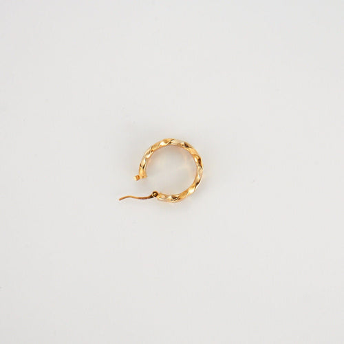 Boucles d'oreilles Boucles d'oreilles en or jaune et blanc 58 Facettes