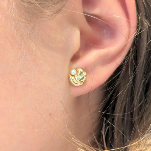 Boucles d'oreilles Boucles d'oreilles or jaune Perles 58 Facettes 27256