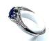 Bague Bague 1900 Platine Saphir et Diamants 58 Facettes