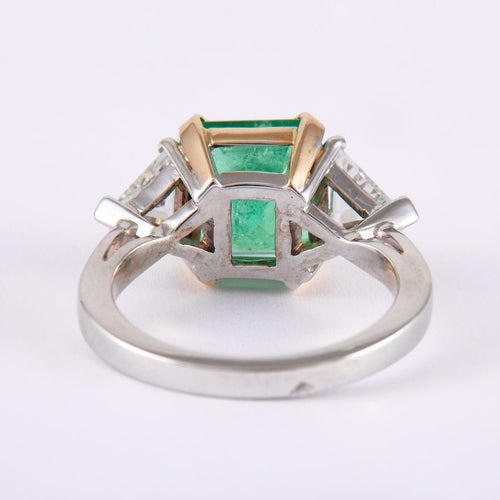 Bague Bague Emeraude et Diamants troïdia 58 Facettes