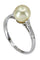 Bague 53 BAGUE PERLE ET DIAMANTS 58 Facettes 047891