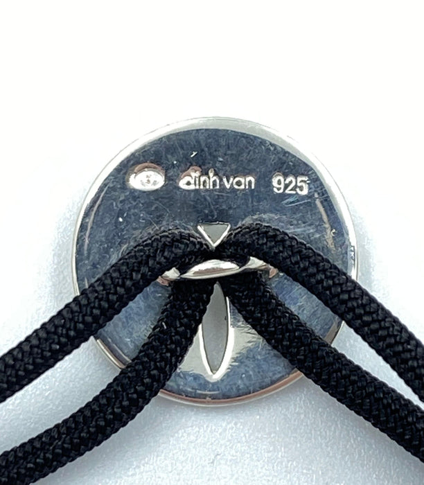 Bracelet DINH VAN. Bracelet cordon et argent 58 Facettes
