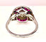 Bague Bague Or blanc Rubis et Diamants 58 Facettes AB221