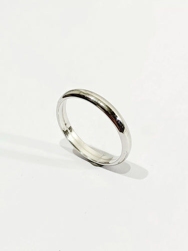 Bague 58 Alliance Homme Or Blanc 58 Facettes 2850/1