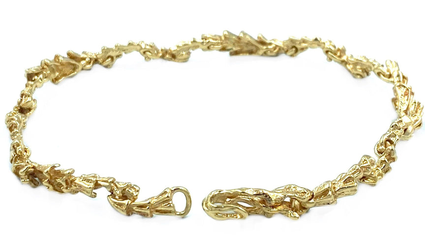 Bracelet GILBERT ALBERT. Bracelet or jaune 18k 58 Facettes