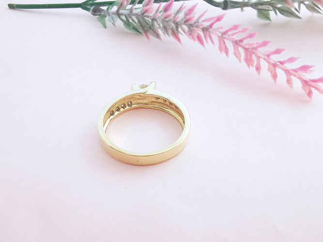 Bague Bague Diamants 2 Ors 58 Facettes AA 1624