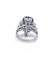 Bague 52 / Blanc/Gris / Or 750 Bague Saphir et Diamants 58 Facettes 210032R