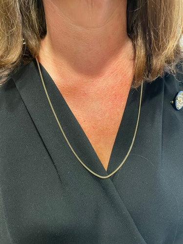 Collier CHAINE MAILLE GOURMETTE 58 Facettes 053061