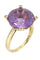 Bague BAGUE MODERNE AMÉTHYSTE ET DIAMANTS 58 Facettes 052681