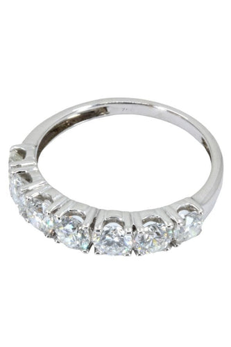 Bague DEMI ALLIANCE DIAMANTS 58 Facettes 048881