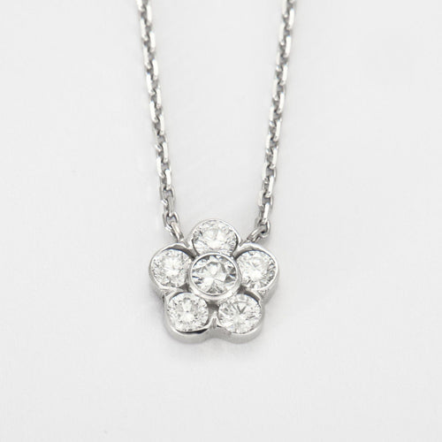 Collier Collier or gris, diamants 58 Facettes HS2415