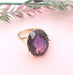 Bague Bague Grenat rhodolite violet 58 Facettes AA1609