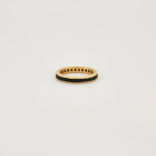 Bague 53 3 Alliances tour complet Saphirs Emeraudes Rubis 58 Facettes 230425