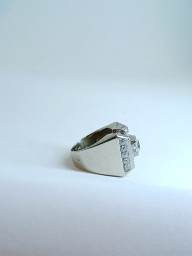 Bague Bague Tank Art Déco 58 Facettes 9