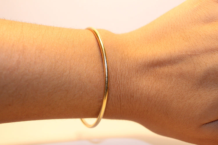 Bracelet Bracelet Jonc Or jaune 58 Facettes 11107A