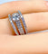 Bague 52 Bague diamant 0.74ct pavage diamants 58 Facettes AB253
