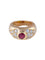 Bague 46 Bague Rubis Diamants 58 Facettes
