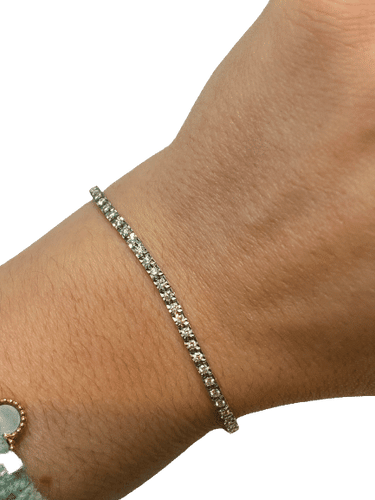 Bracelet Bracelet tennis rivière de 66 diamants 58 Facettes
