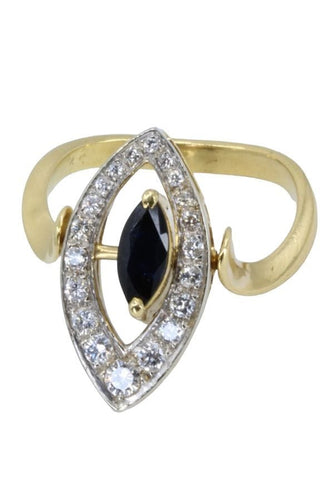 Bague 58 BAGUE ARTICULÉE SAPHIR, RUBIS ET DIAMANTS 58 Facettes 057841