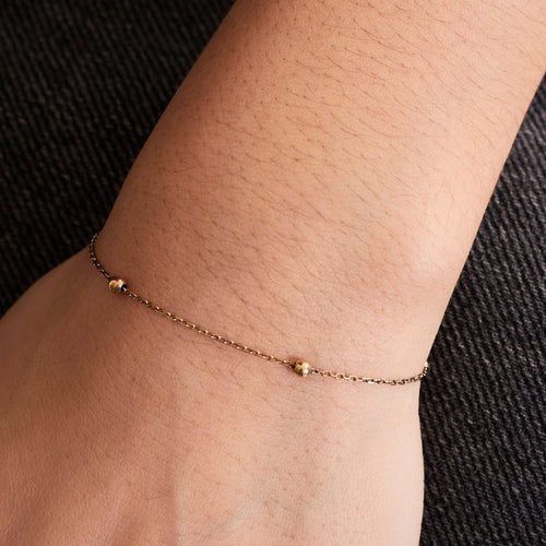 Bracelet Bracelet or jaune 18 carats 58 Facettes