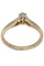 Bague 52 Solitaire or blanc, diamant 0.10 carat 58 Facettes 079751