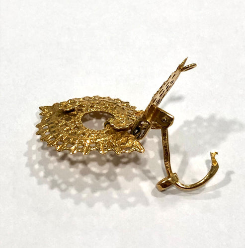 Boucles d'oreilles Dormeuses en Or jaune 58 Facettes