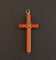Pendentif Pendentif croix en corail 58 Facettes 1084375