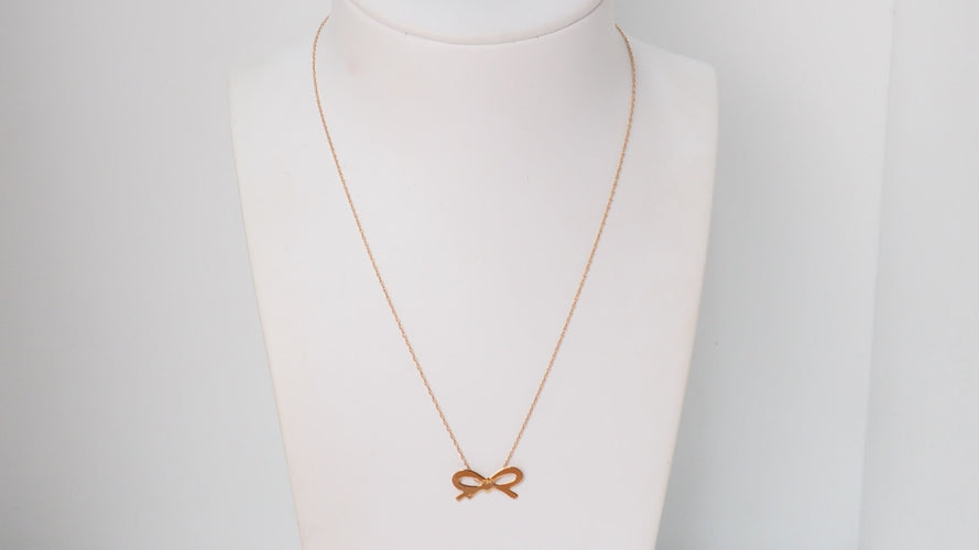 Collier GINETTE NY - Collier Bow or rose 58 Facettes 27887