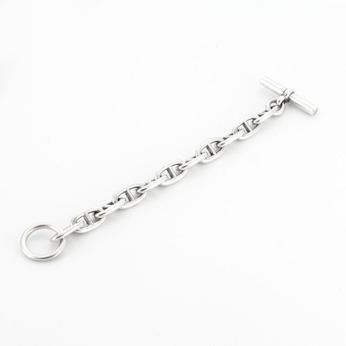 Bracelet HERMES -Bracelet Chaine d'ancre Argent 58 Facettes