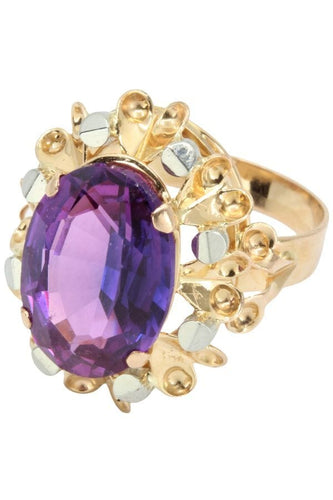 Bague BAGUE MODERNE SAPHIR VIOLET 58 Facettes 044551