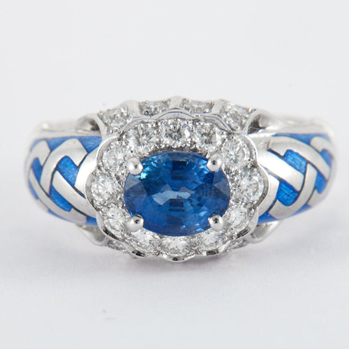 Bague 52 Bague Saphir Laquée 58 Facettes 2.209