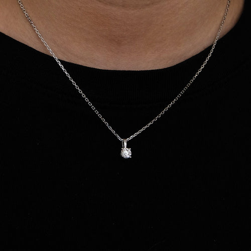 Collier Collier Solitaire diamants 58 Facettes