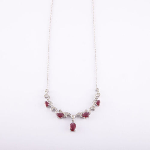 Collier Collier rubis, diamants 58 Facettes