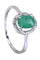 Bague Bague moderne, émeraude, diamants 58 Facettes 063521
