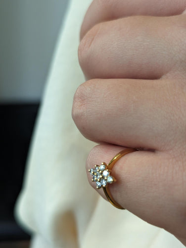 Bague Bague or jaune et diamants 58 Facettes 27308