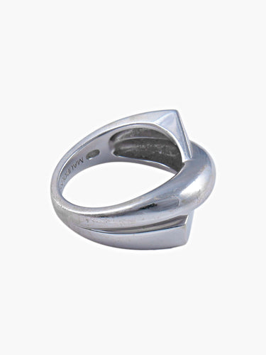 Bague 50 Bague MAUBOUSSIN Or Blanc 58 Facettes