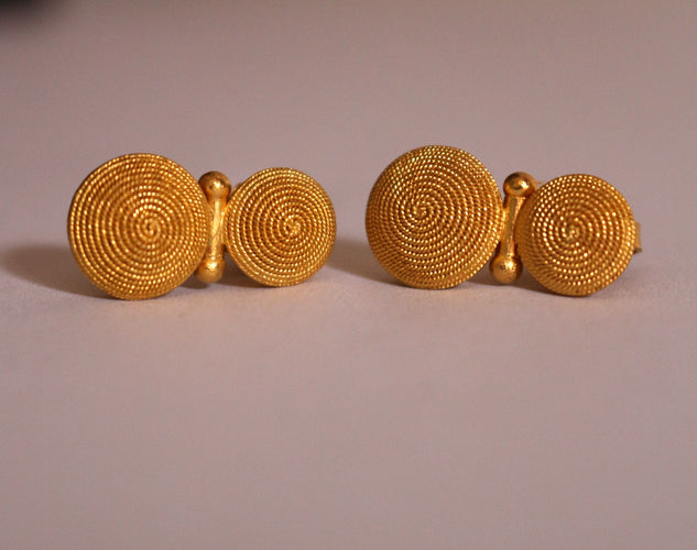 Boucles d'oreilles or Boucles d'oreilles Or Grec 22 Carats 58 Facettes 546