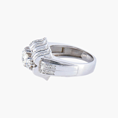 Bague 56 Bague Cascade Diamants 58 Facettes