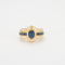 Bague 56 Bague Saphir cabochon Diamants 58 Facettes 323S286