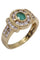 Bague BAGUE MODERNE ÉMERAUDE ET DIAMANTS 58 Facettes 081861