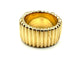 Bague 54 CARTIER. Collection Casque d’or, bague vintage or jaune et diamants 58 Facettes