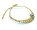 Collier GILBERT ALBERT. Collier or jaune, diamant et billes interchangeables 58 Facettes