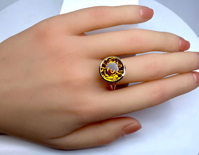 Bague 58 Bague Citrine 58 Facettes AB177