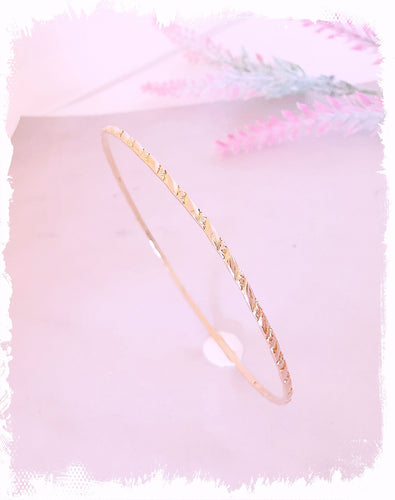 Bracelet Bracelet Jonc ciselé 5,46 gr Or Rose 58 Facettes AA 1492