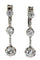 Boucles d'oreilles BOUCLES D'OREILLES PENDANTES DIAMANTS ART DÉCO 58 Facettes 051831