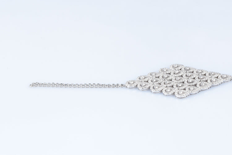 Bracelet Bijou de main haute joaillerie or blanc 58 Facettes J5230160724-AIG5