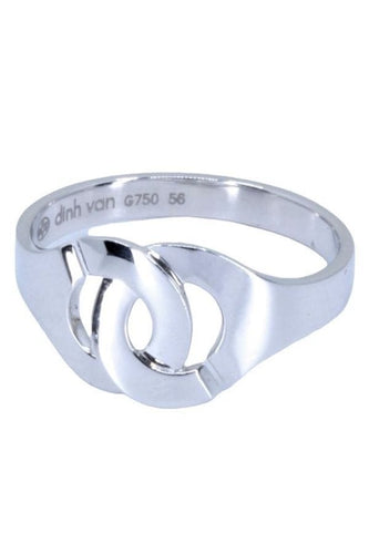 Bague 56 BAGUE MENOTTES DINH VAN R10 58 Facettes 062801